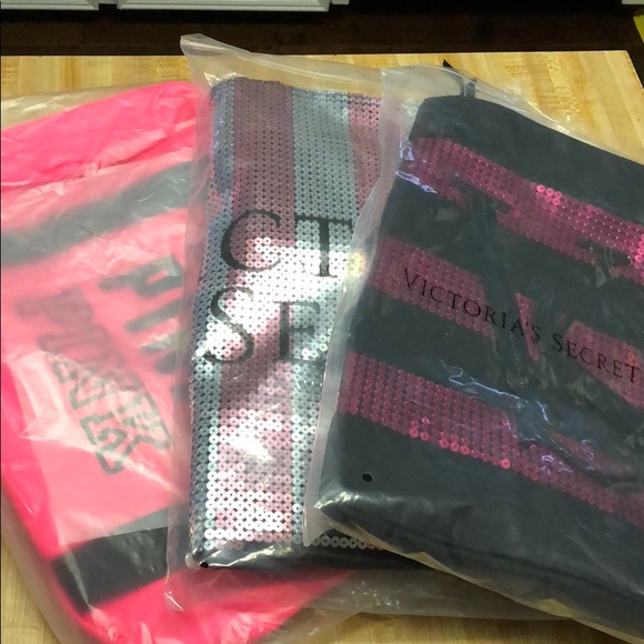 3 Victoria Secret Bags - Picture 1 of 4